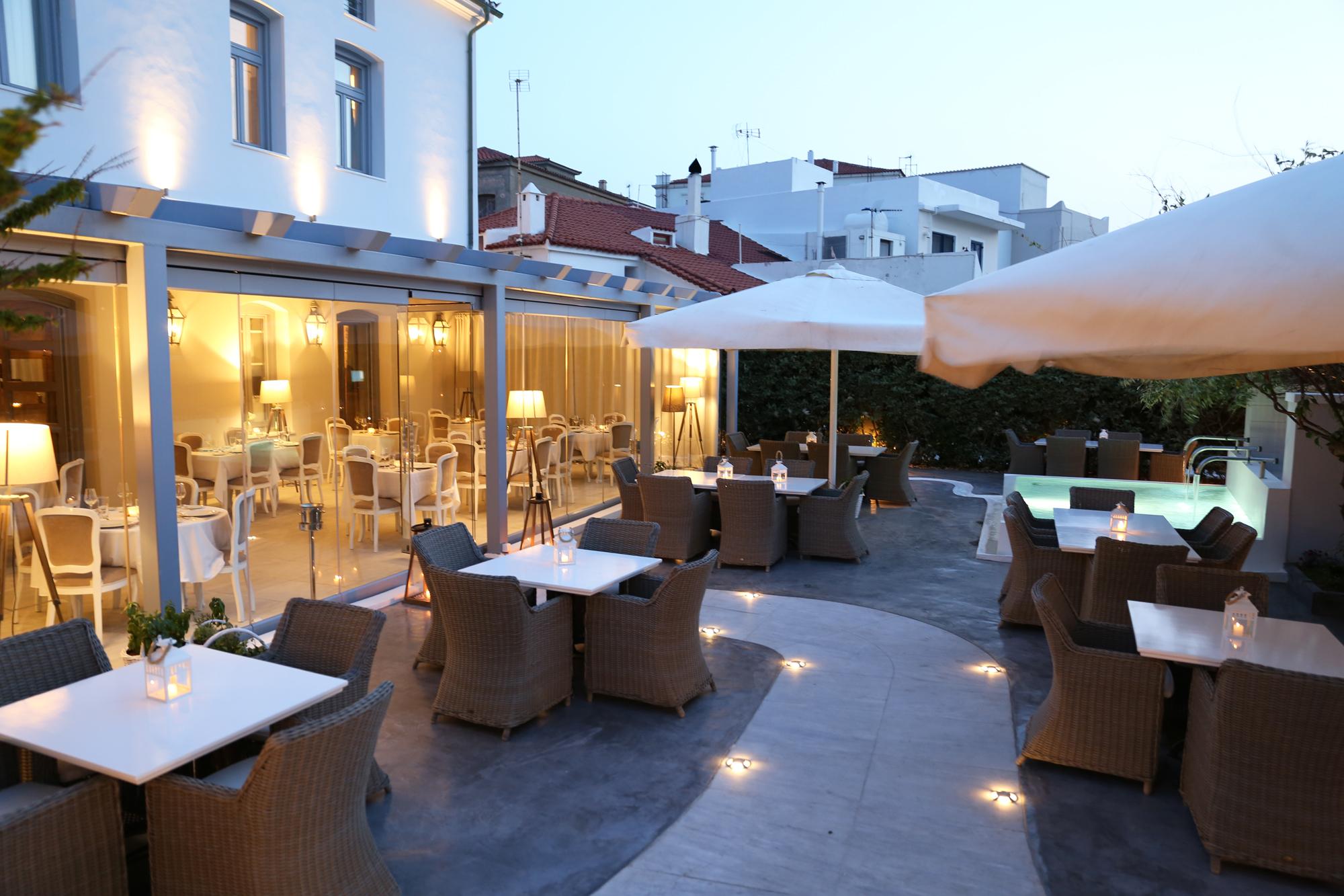 Micra Anglia Boutique Hotel & Spa Andros Town Exterior foto
