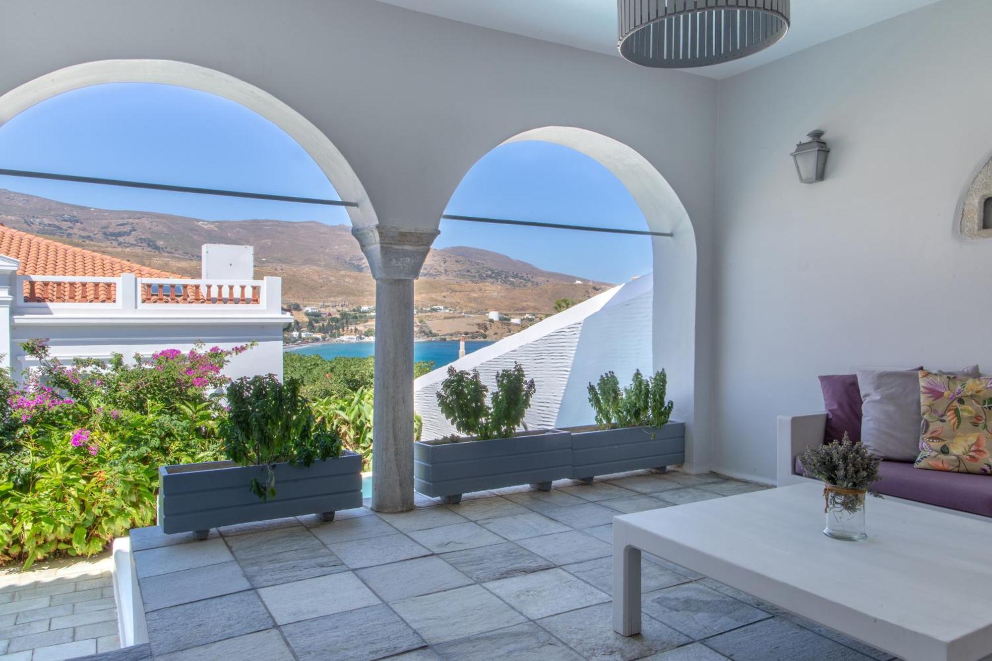 Micra Anglia Boutique Hotel & Spa Andros Town Exterior foto