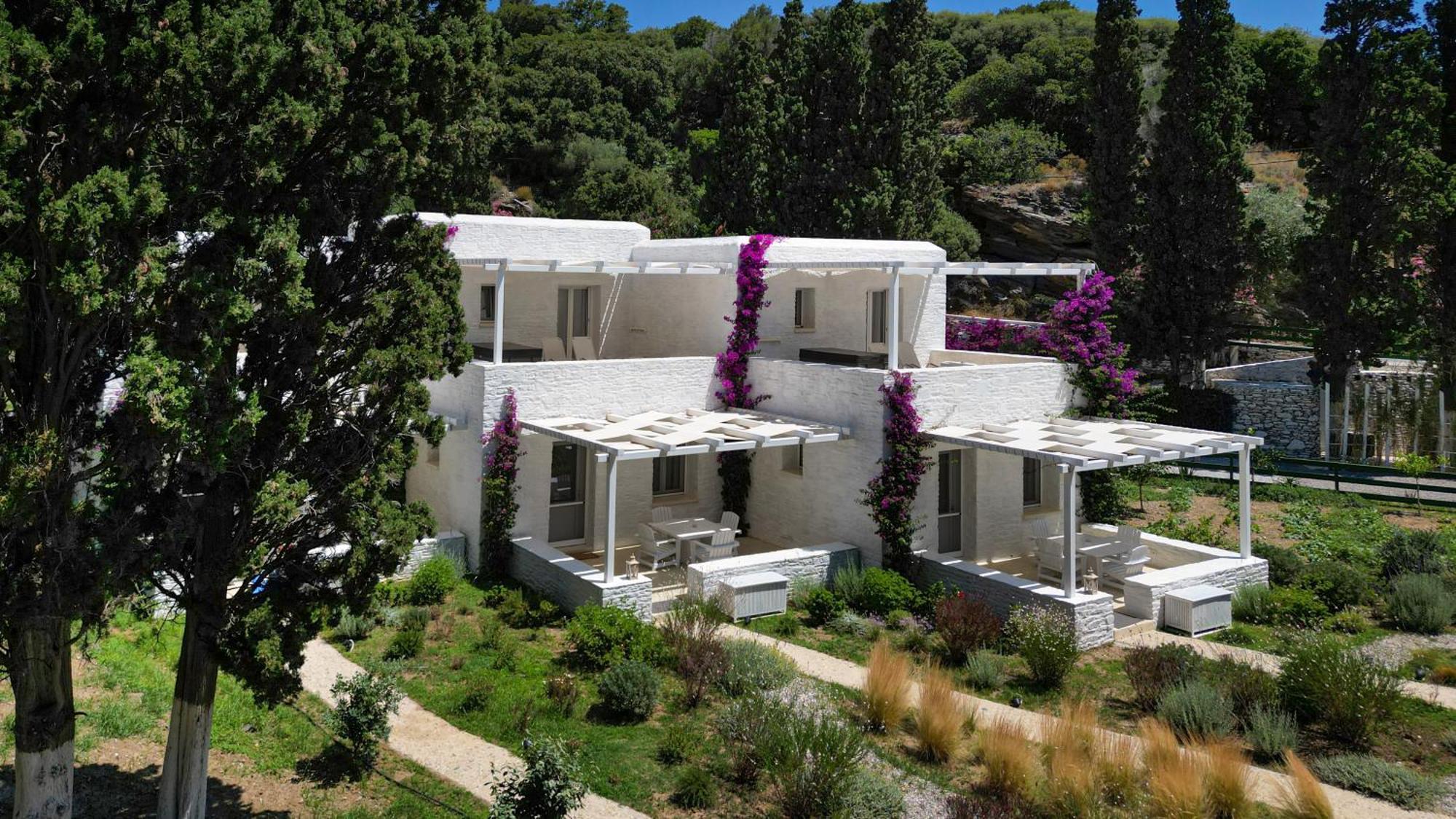 Micra Anglia Boutique Hotel & Spa Andros Town Exterior foto